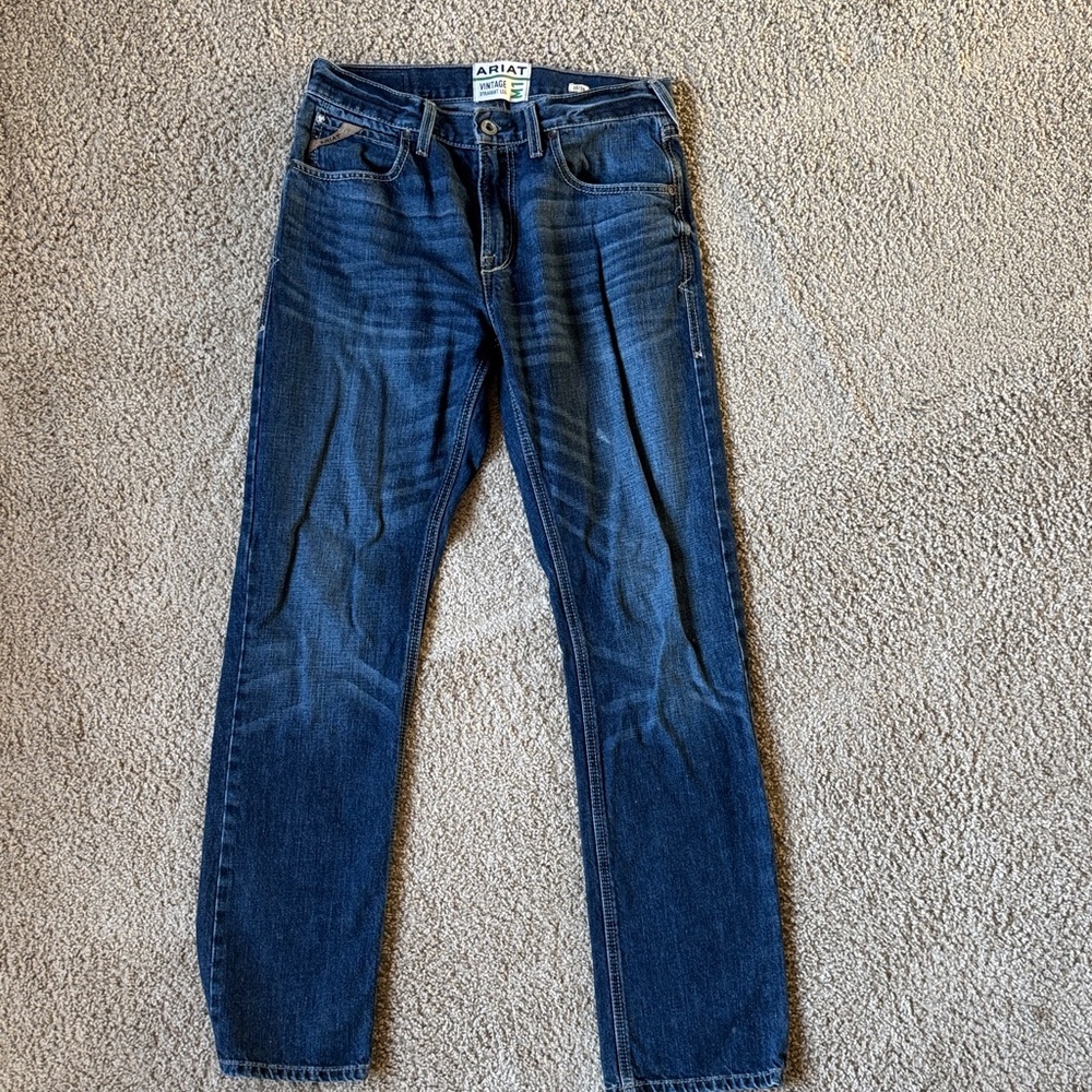 Ariat Men's Deep Indigo Straight Jeans